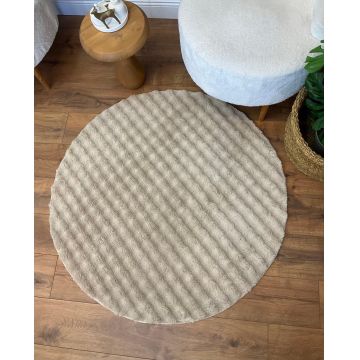 Covor Lasha (diverse dimensiuni) - Bej / 100 x 100