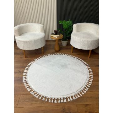 Covor Massimo (diverse dimensiuni) - Alb / 150 x 150