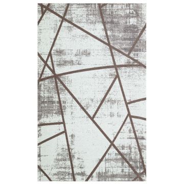 Covor Maze Home Palma, Bej - Gri, 80x150 cm - Multicolor / Bej