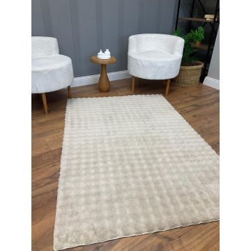 Covor Puffy Bubble Duz (diverse dimensiuni) - Bej / 80 x 150