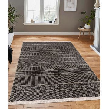 Covor Quimy - Multicolor / Negru ieftin