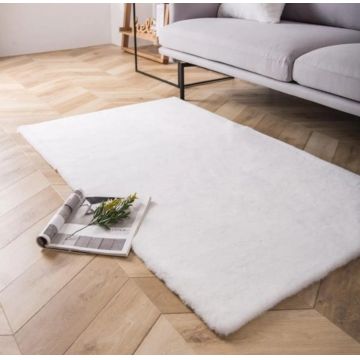 Covor Sally (diverse dimensiuni) - Alb / 75 x 200