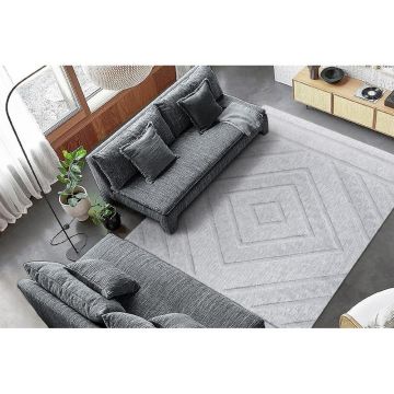Covor Silva (diverse dimensiuni) - 200 x 290 / Gri