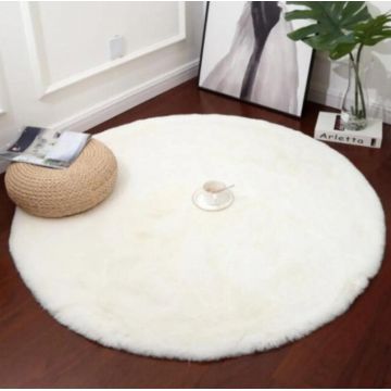 Covor Song 150 x 150 cm - Alb / 150 x 150