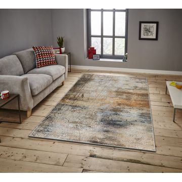 Covor de living / dormitor Persian, Lavabil, Antiderapant, 80x140 cm - Multicolor / 80 x 140 ieftin