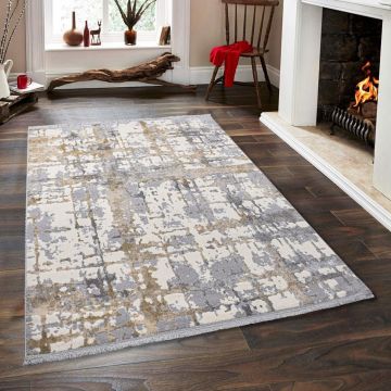Covor Notta 1100, Gri - Bej - Crem, Diverse dimensiuni - 200x290x1 cm