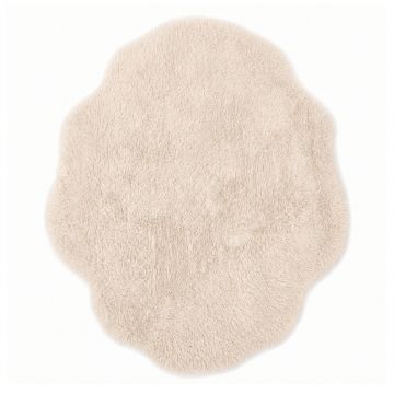 Covor pentru copii bej 115x140 cm Mammoth – Meowbaby