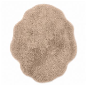Covor pentru copii în culoare naturală deschisă 115x140 cm Mammoth – Meowbaby