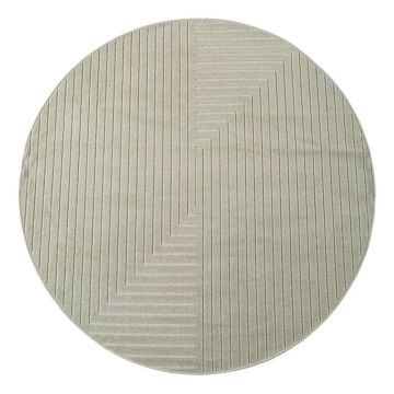 Covor pentru exterior și interior verde rotund ø 80 cm Nova 1202 – Ayyildiz Carpets