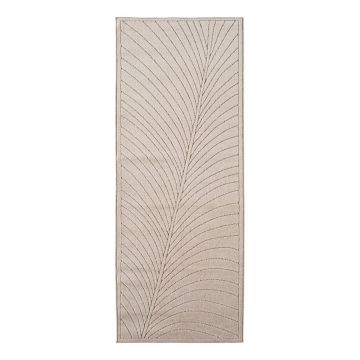 Covor tip traversă pentru interior și exterior bej 80x250 cm Nova 1204 – Ayyildiz Carpets