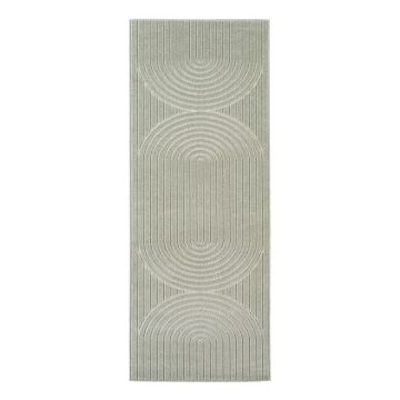 Covor tip traversă pentru interior și exterior verde 80x250 cm Nova 1201 – Ayyildiz Carpets