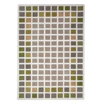 Covor verde țesut manual din lână 160x230 cm Renga Wool – Flair Rugs