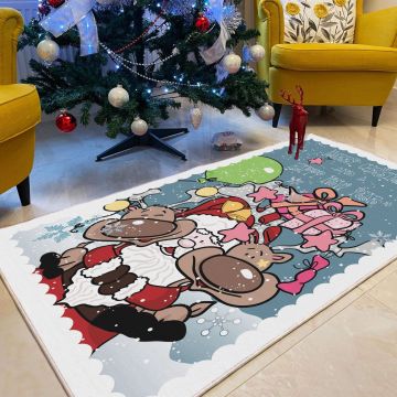 Covor Woopamuk420, Multicolor, Diverse dimensiuni - 100x200x1 cm