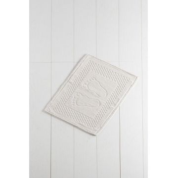 Covoraș de baie Foet, Diverse culori, 35x60x1 cm - Bone white