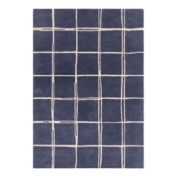 Covor albastru țesut manual din lână 160x230 cm – Asiatic Carpets