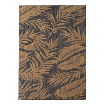Covor pentru exterior și interior negru/maro 120x170 cm Mira 1451 – Ayyildiz Carpets