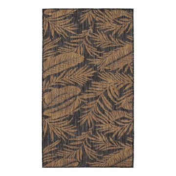 Covor pentru exterior și interior negru/maro 80x150 cm Mira 1451 – Ayyildiz Carpets