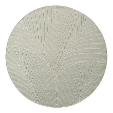 Covor pentru exterior și interior verde rotund ø 80 cm Nova 1203 – Ayyildiz Carpets