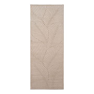 Covor tip traversă pentru interior și exterior bej 80x250 cm Nova 1203 – Ayyildiz Carpets
