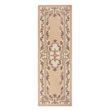 Covor din lână FlairRug Aubusson, 67 x 210 cm, bej