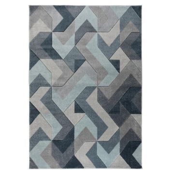 Covor Flair Rugs Aurora, 120x170 cm, albastru-gri