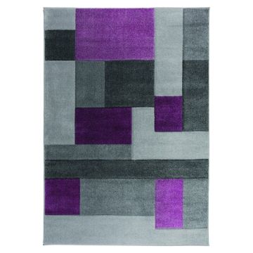 Covor Flair Rugs Cosmos Purple, 120x170 cm, gri-mov