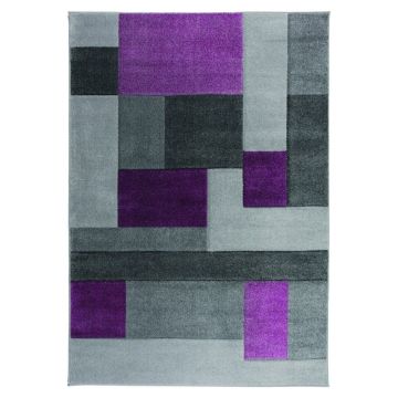 Covor Flair Rugs Cosmos Purple, 80x150 cm, gri-mov