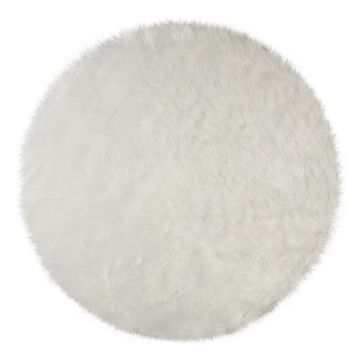 Covor rotund alb ø 120 cm Sheepskin - Flair Rugs