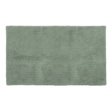 Covoraș din bumbac pentru baie Tiseco Home Studio Luca, 60 x 100 cm, verde