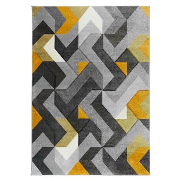 Covor Flair Rugs Aurora, 200 x 290 cm, verde - gri