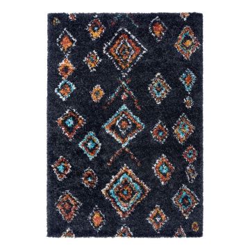 Covor Mint Rugs Phoenix, 120 x 170 cm, negru