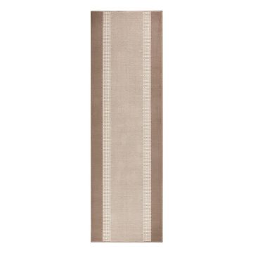 Covor tip traversă Hanse Home Basic, 80x300 cm, bej-maro