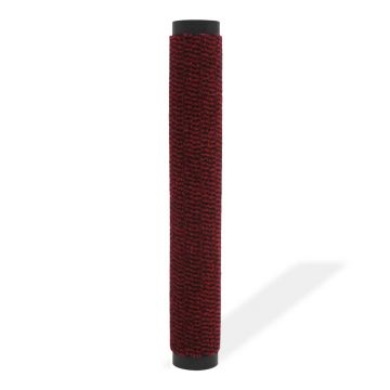 vidaXL Covor de ușă anti-praf, roșu, 40x60 cm, dreptunghiular