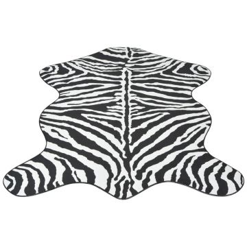 vidaXL Covor decupat cu imprimeu zebră, 110 x 150 cm