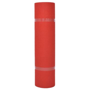 vidaXL Covor pentru expoziții simplu, roșu, 1,2x12 m