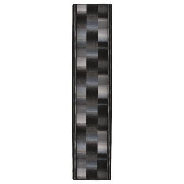 vidaXL Covor traversă, suport gel, negru, 67 x 250 cm