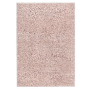 vidaXL Covor cu fir lung, roz învechit, 80 x 150 cm