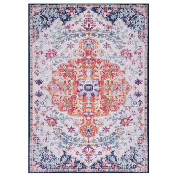 vidaXL Covor cu imprimeu, multicolor, 160 x 230 cm, material textil