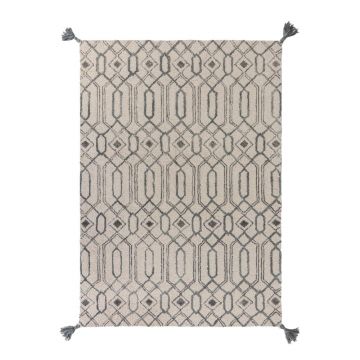 Covor din lână Flair Rugs Pietro, 120 x 170 cm, gri