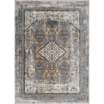 Covor Universal Alana Boho, 120 x 170 cm, gri ieftin