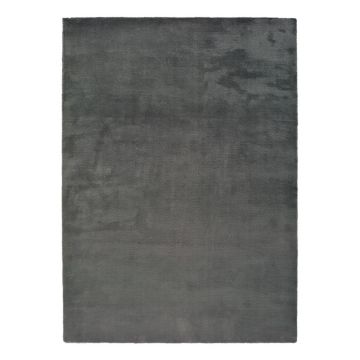 Covor Universal Berna Liso, 160 x 230 cm, gri închis ieftin