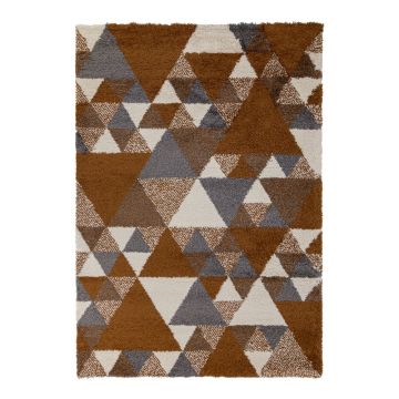 Covor Flair Rugs Nuru, 120 x 170 cm, portocaliu - gri