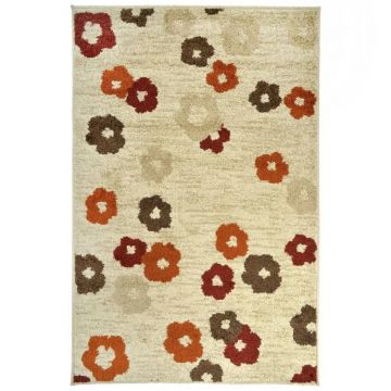 Covor Decorino Floral Bloom, Bej, 100x150