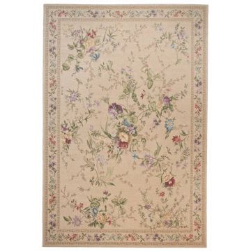 Covor Decorino Floral Riaba, Bej, 240x330