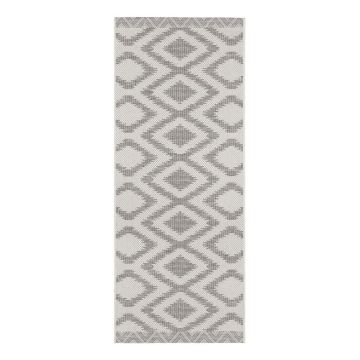 Covor adecvat pentru exterior NORTHRUGS Kalora, 70 x 200 cm, gri-crem