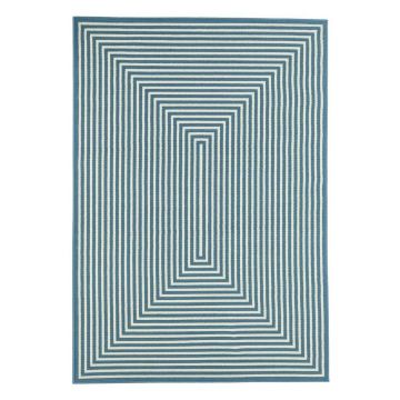 Covor adecvat pentru exterior Floorita Braid, 160 x 230 cm, albastru