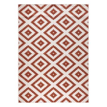 Covor adecvat pentru exterior NORTHRUGS Malta, 80 x 150 cm, maro - crem