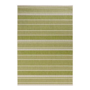 Covor de exterior NORTHRUGS Strap, 160 x 230 cm, verde