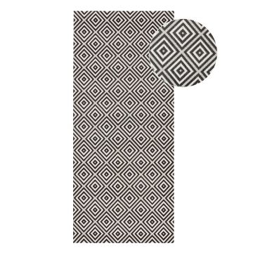 Covor de exterior NORTHRUGS Karo 80 x 120 cm, negru-alb