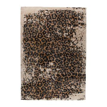 Covor Dutchbone Satwa, 200 x 300 cm, bej - negru